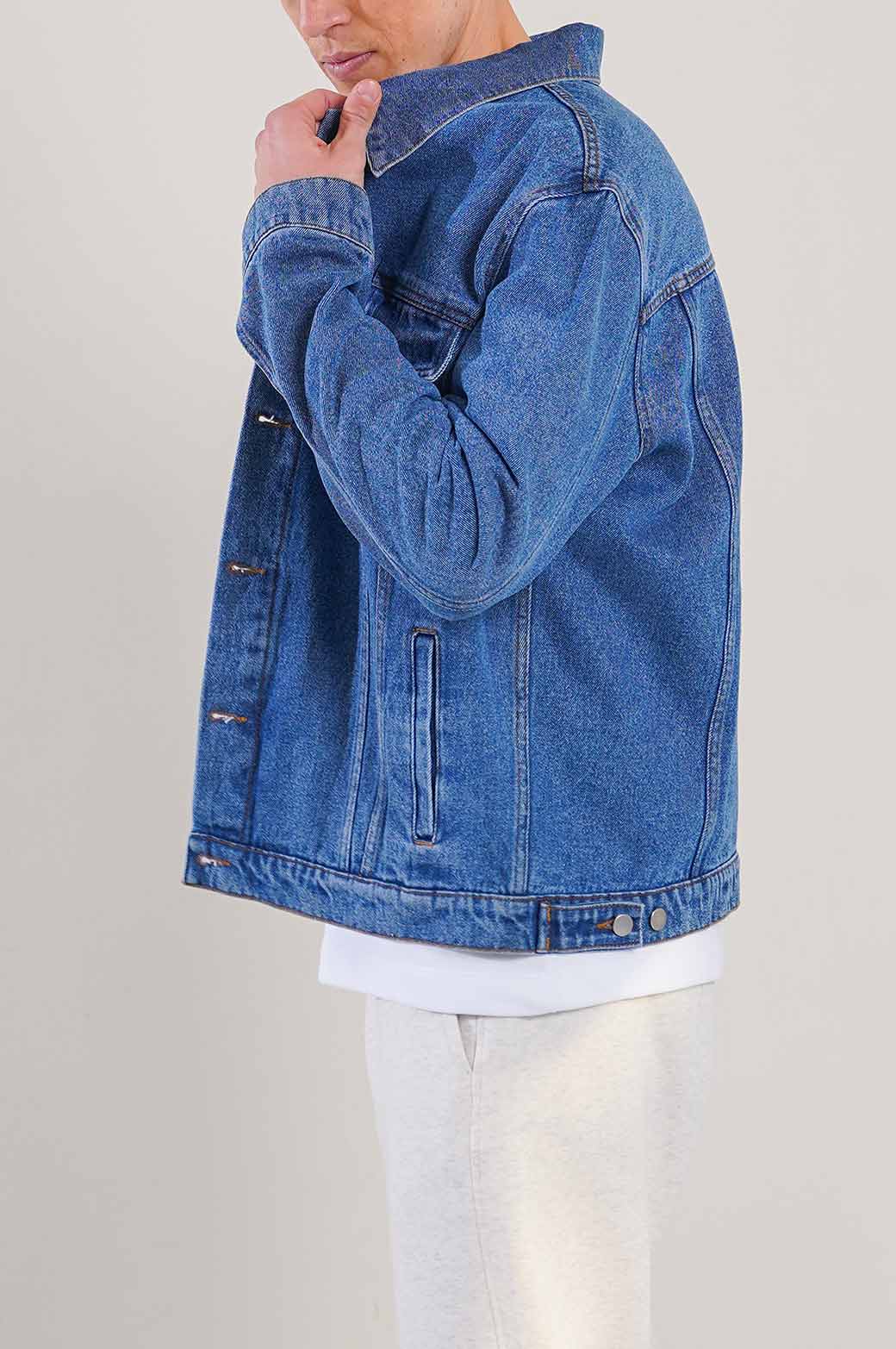 MID NIGHT BLUE DENIM JACKET