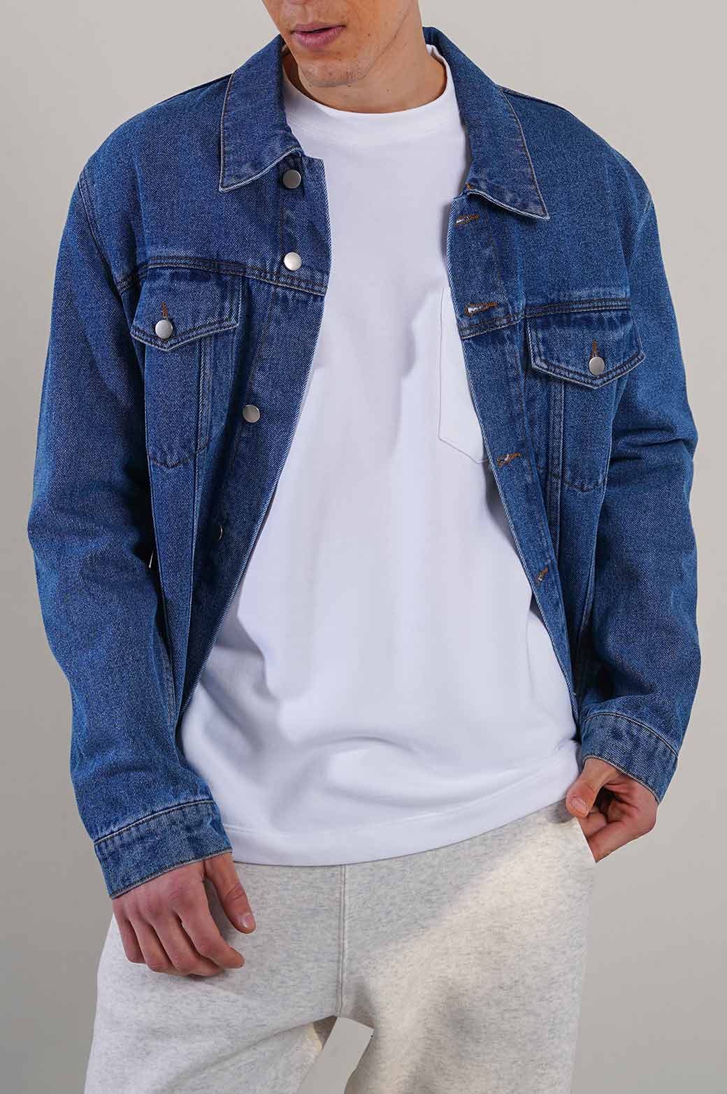 MID NIGHT BLUE DENIM JACKET