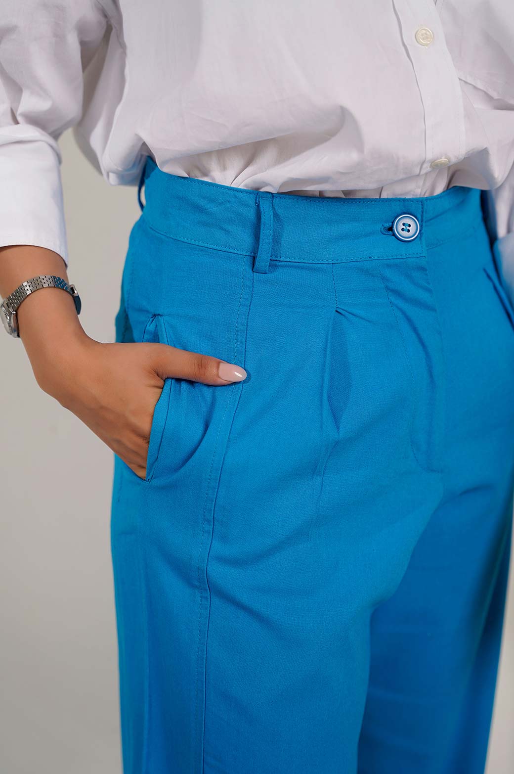 BLUE EVERYDAY PANTS