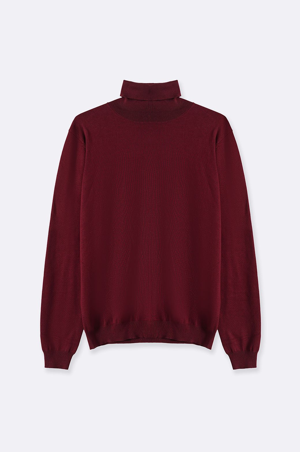 MAROON HIGH NECK SWEATER