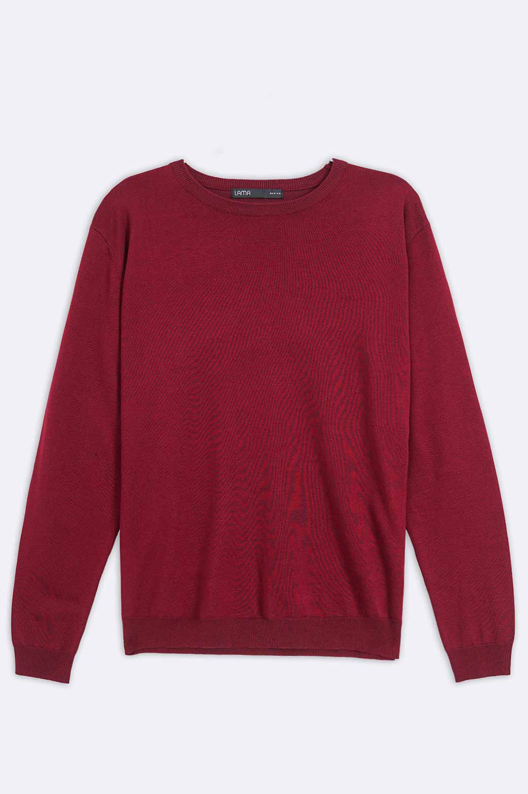 MAROON SOFT TEXTURED SWEATER