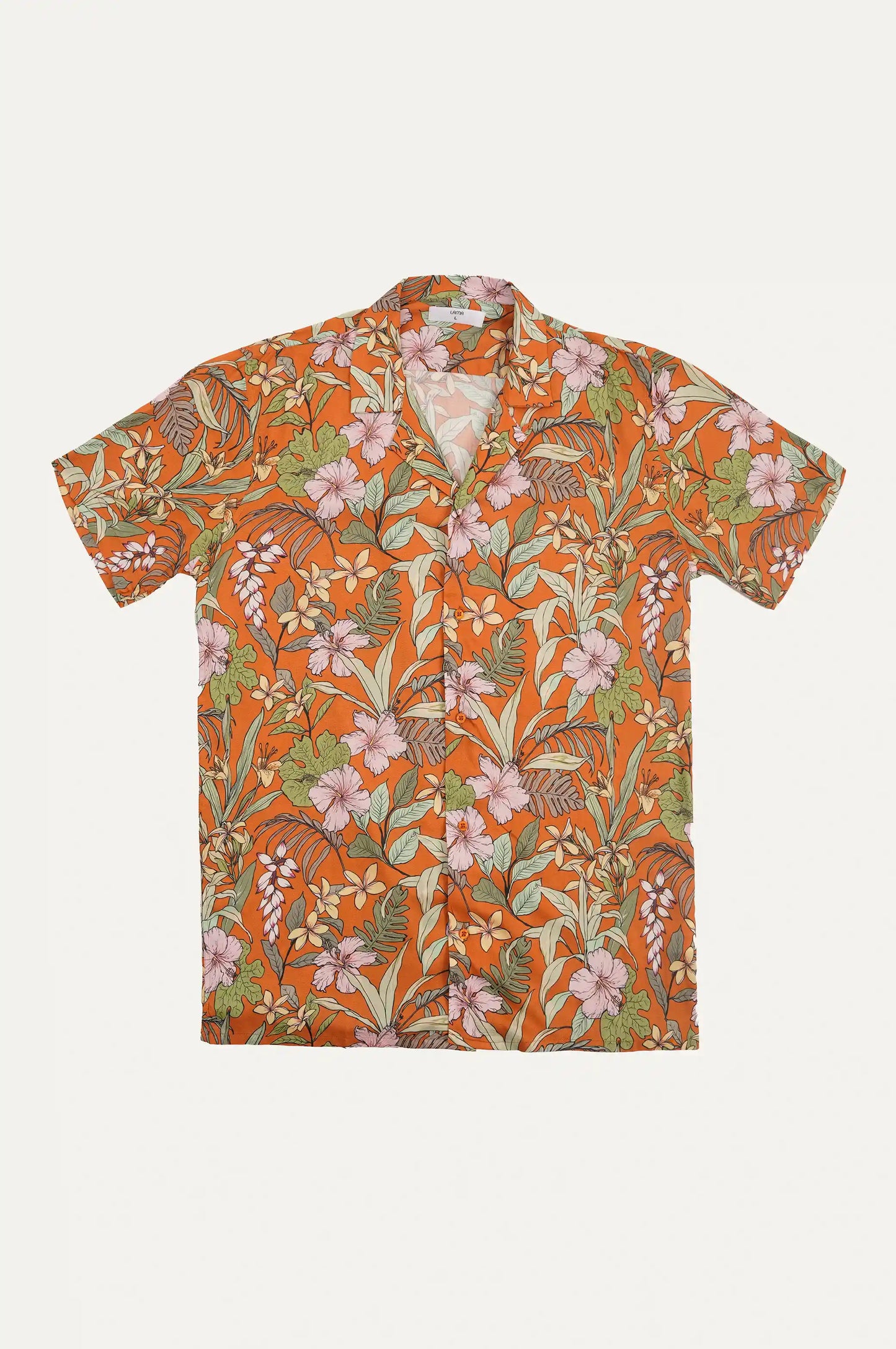 RUST SAFARI BUTTON DOWN SHIRT