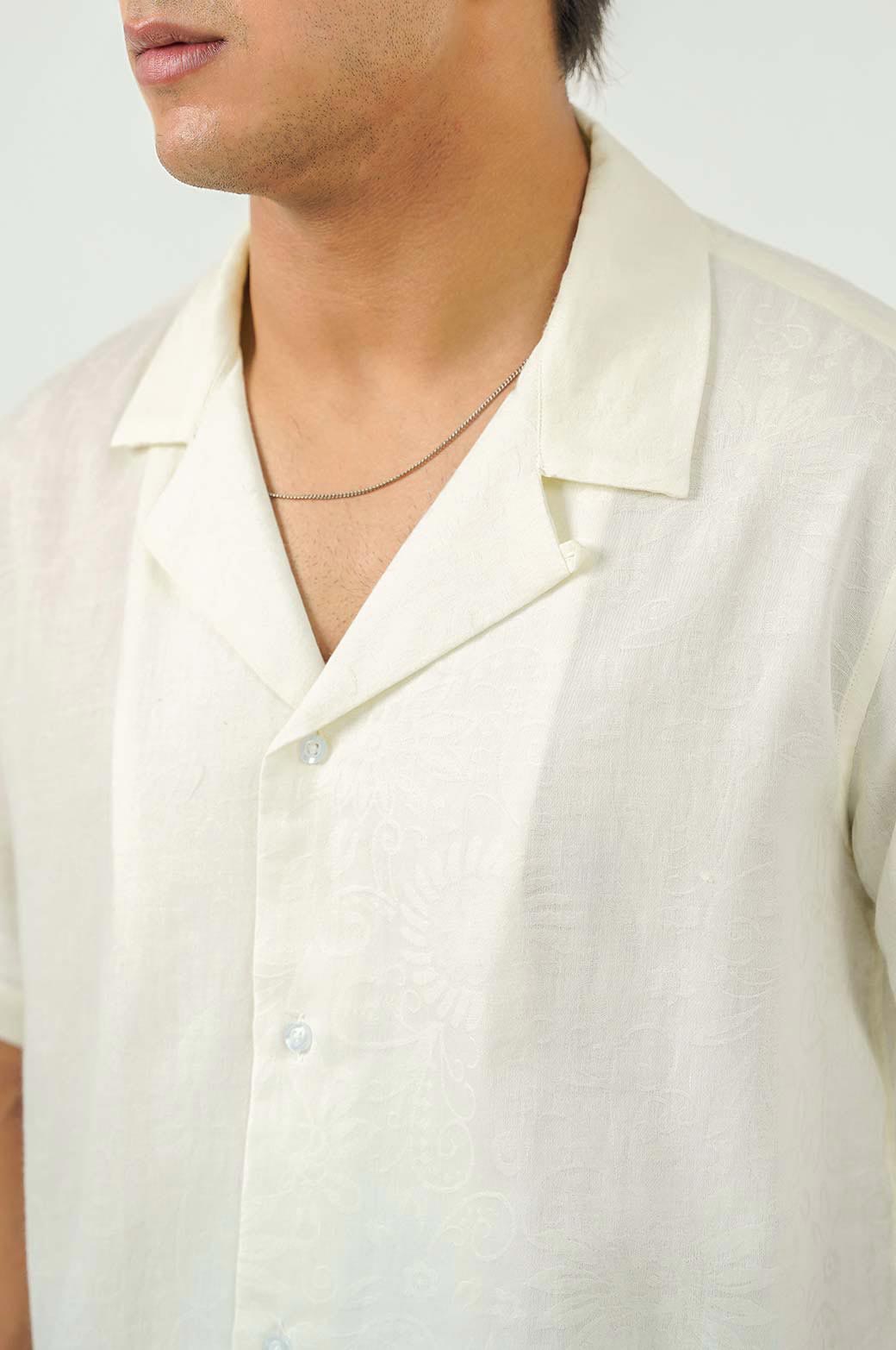 WHITE SAFARI SHIRT