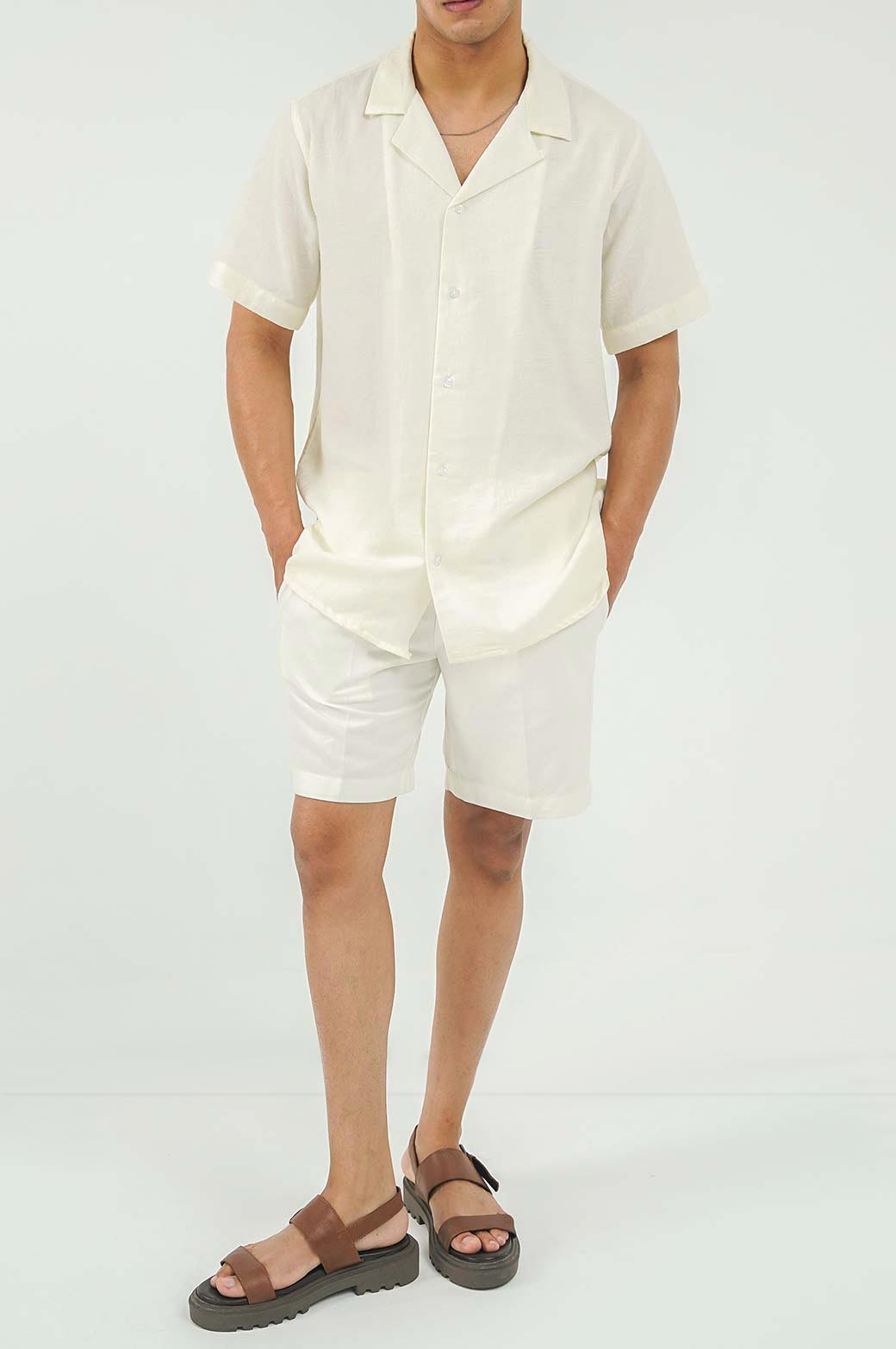 WHITE SAFARI SHIRT