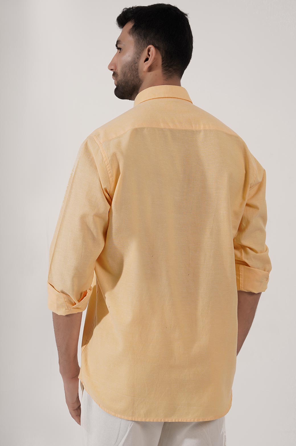YELLOW EVERYDAY BUTTON COLLAR SHIRT