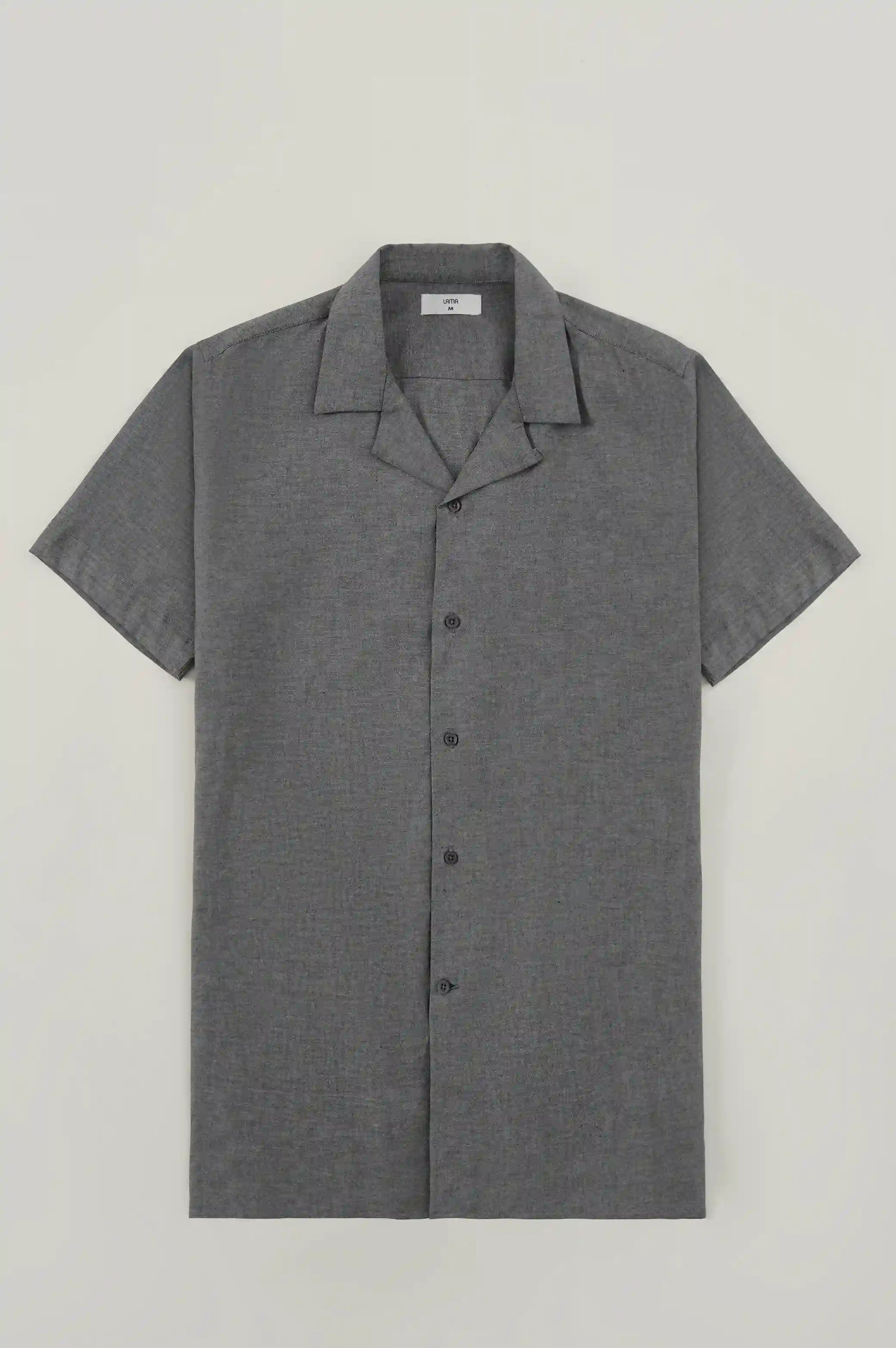 CHARCOAL SAFARI BUTTON DOWN