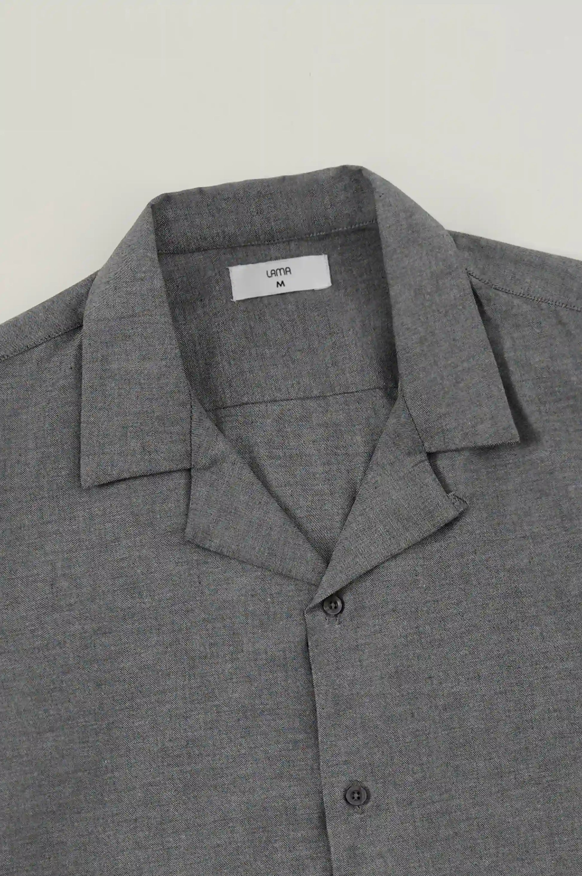 CHARCOAL SAFARI BUTTON DOWN