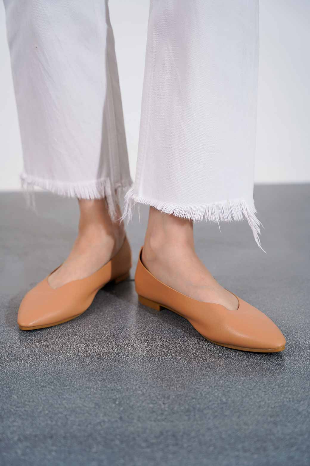 CAMEL BASIC BALLERINA PUMPS