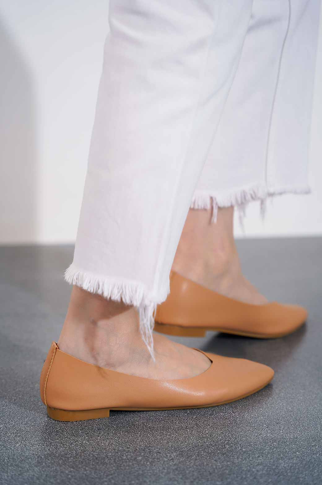 CAMEL BASIC BALLERINA PUMPS