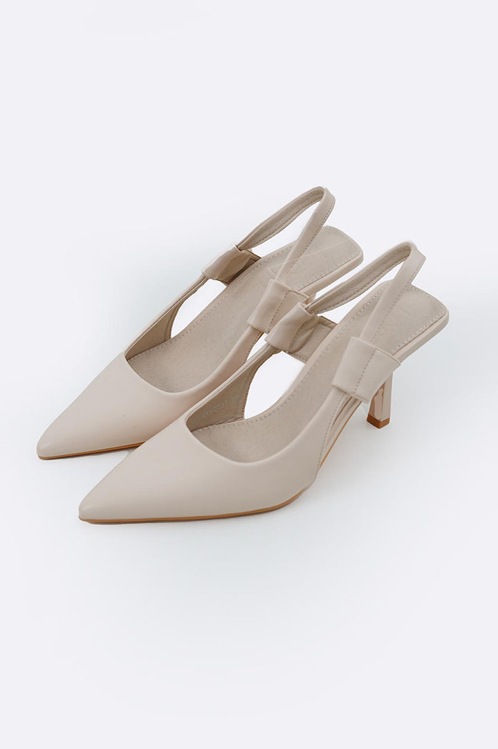 OFF WHITE MINIMALIST SLINGBACK HEEL