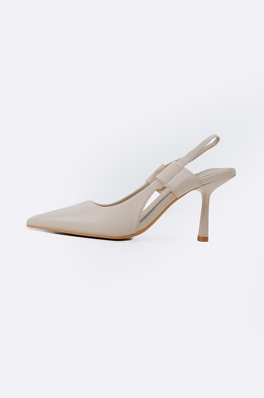 OFF WHITE MINIMALIST SLINGBACK HEEL