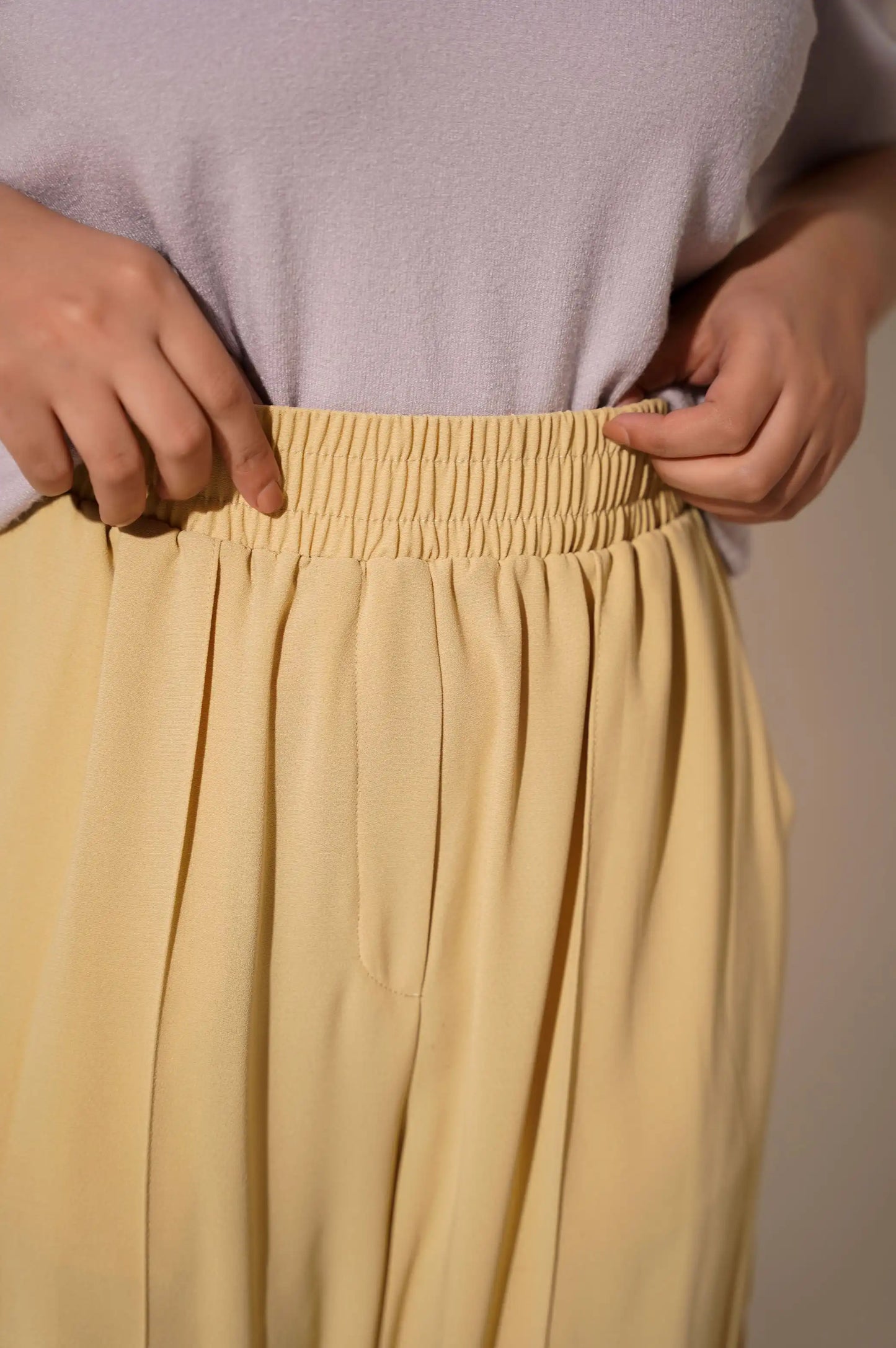 EASY POLY PANTS - SMART TROUSERS