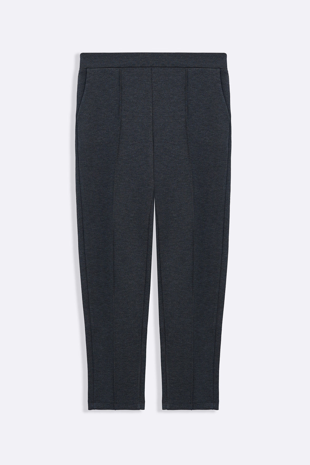 CHARCOAL STRAIGHT EASY SLACKS