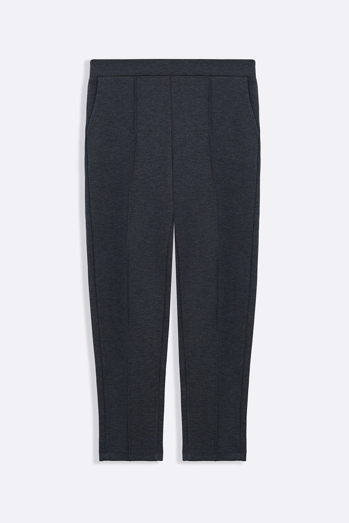 CHARCOAL STRAIGHT EASY SLACKS