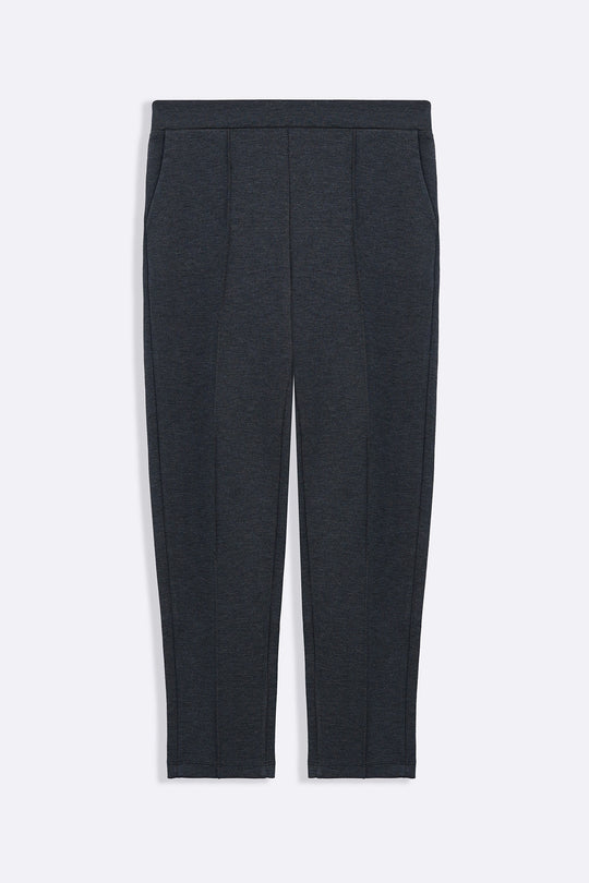 CHARCOAL STRAIGHT EASY SLACKS
