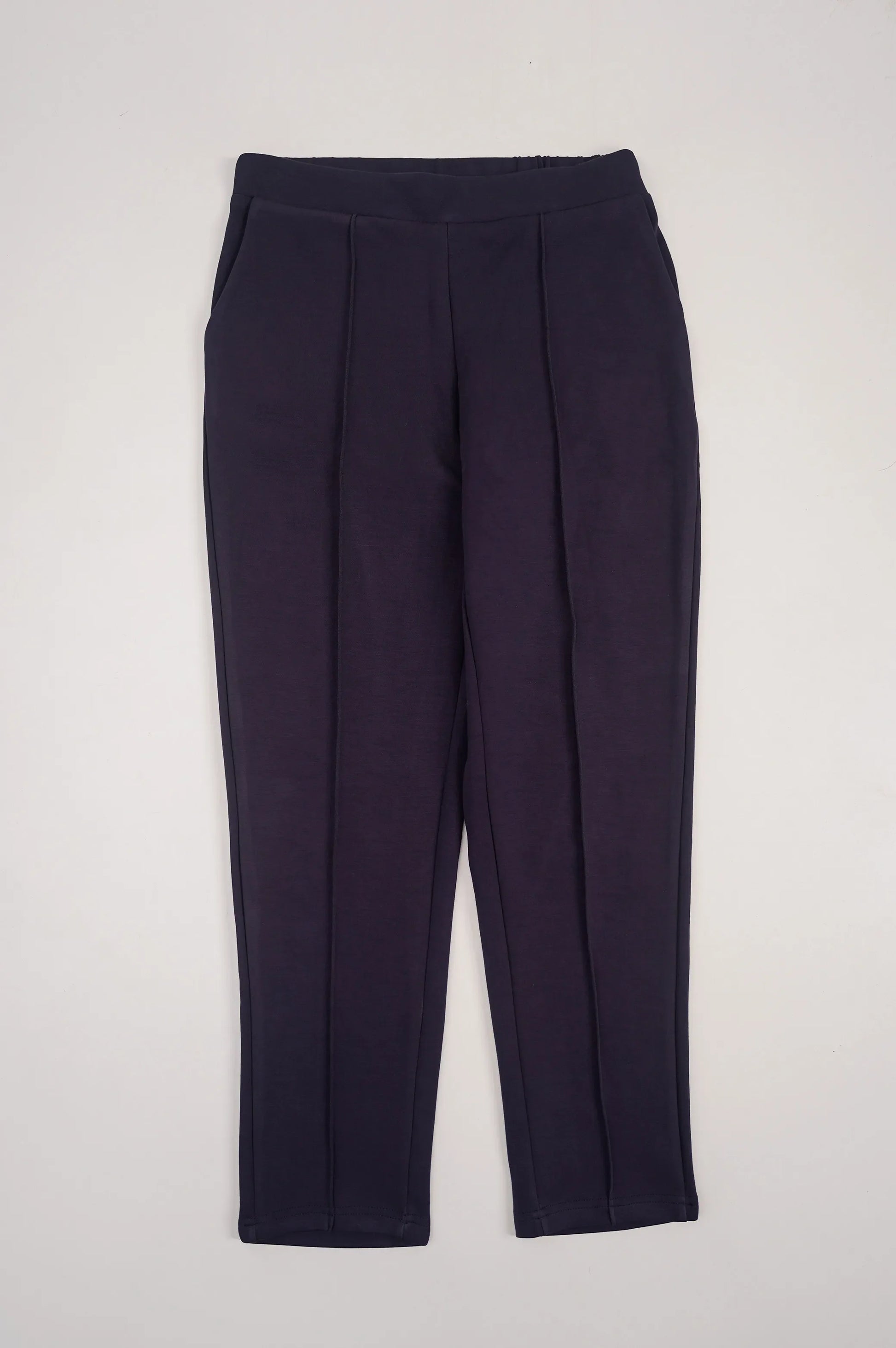Navy Straight Easy Slacks