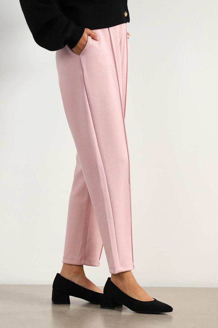 PINK STRAIGHT EASY SLACKS