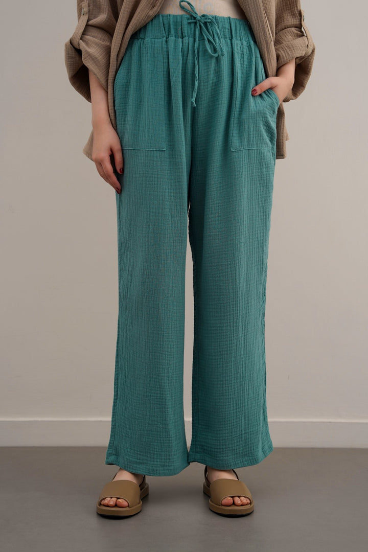 AQUA EVERYDAY MUSLIN PANTS