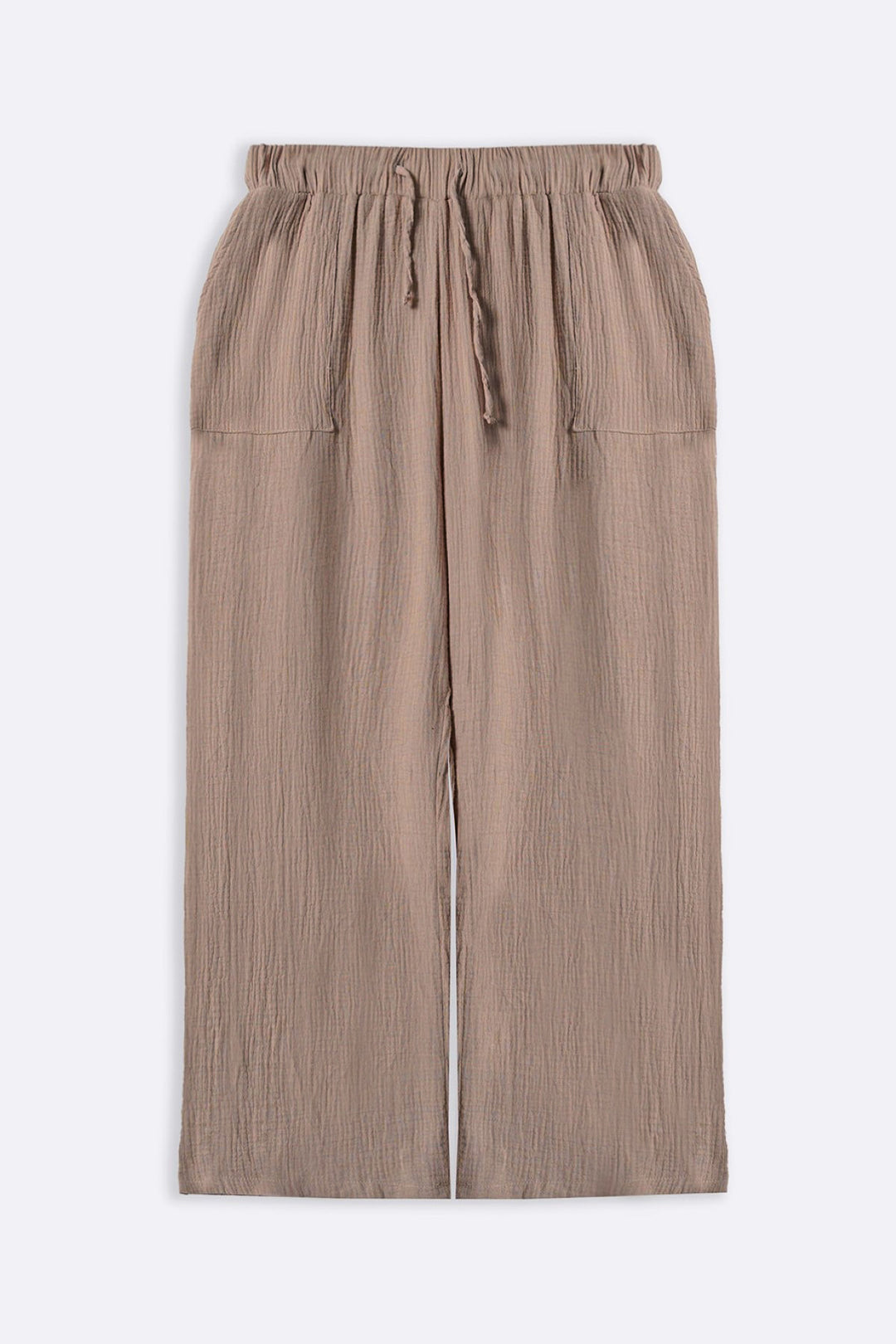 BEIGE EVERYDAY MUSLIN PANTS