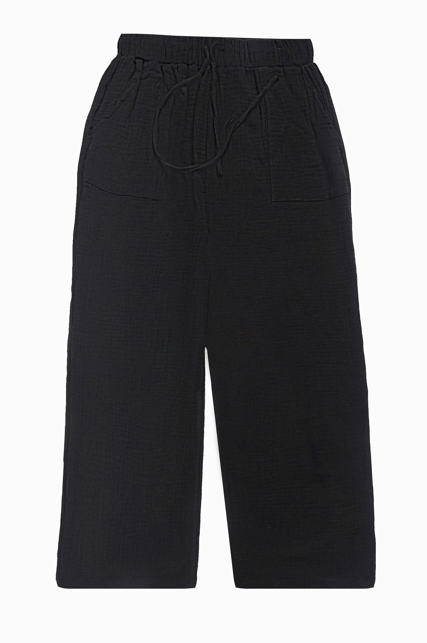 Black Straight Pants