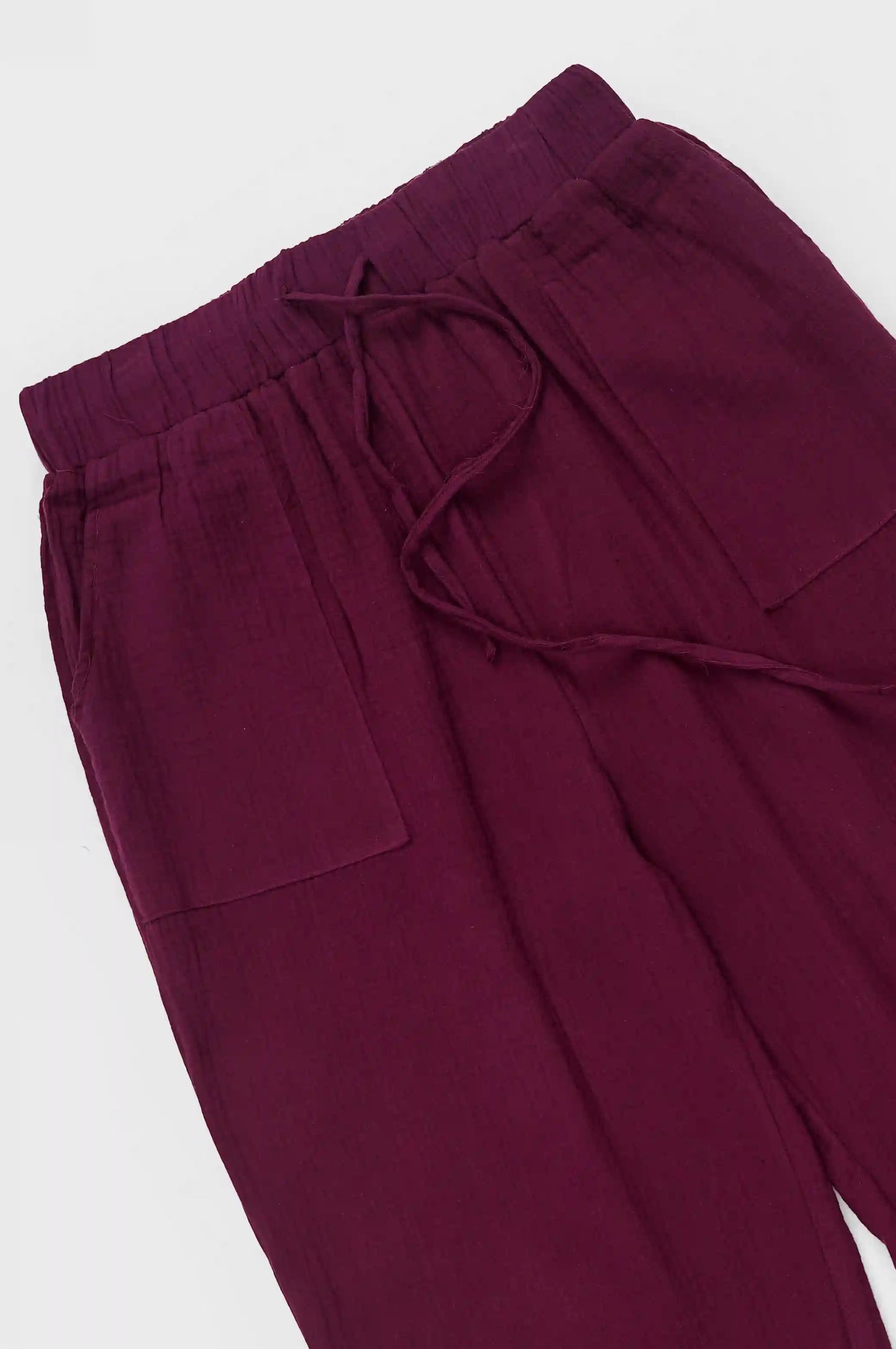 Purple Straight Pants