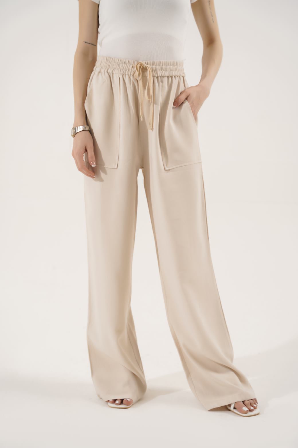 BEIGE LONG PANTS