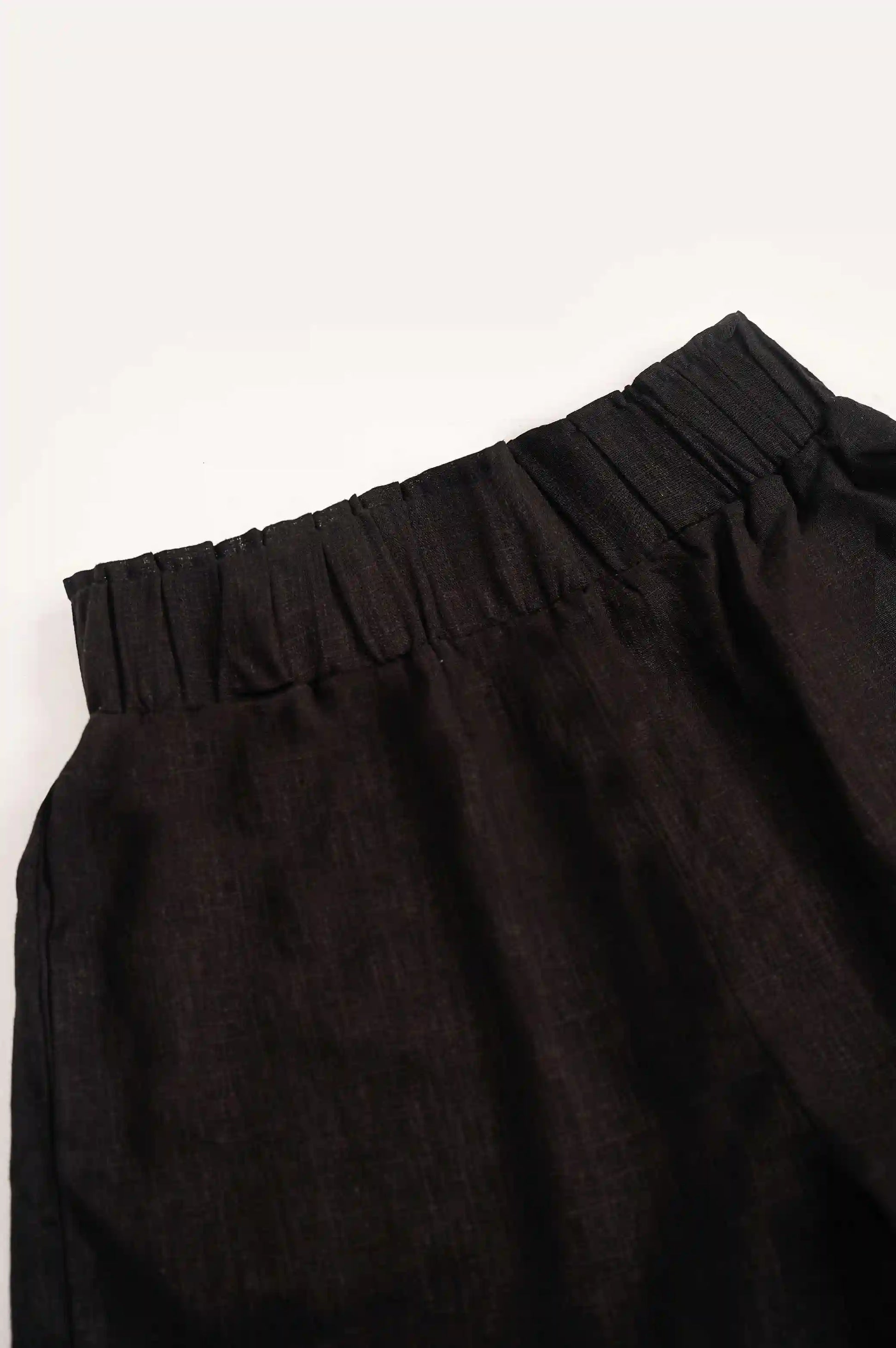 Black Casual Shorts