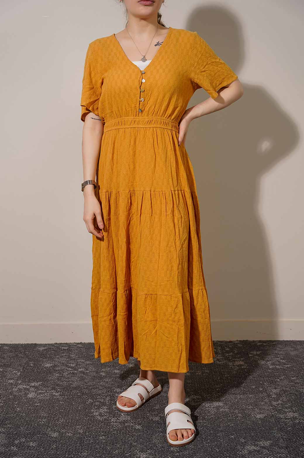 YELLOW DAY DRESS