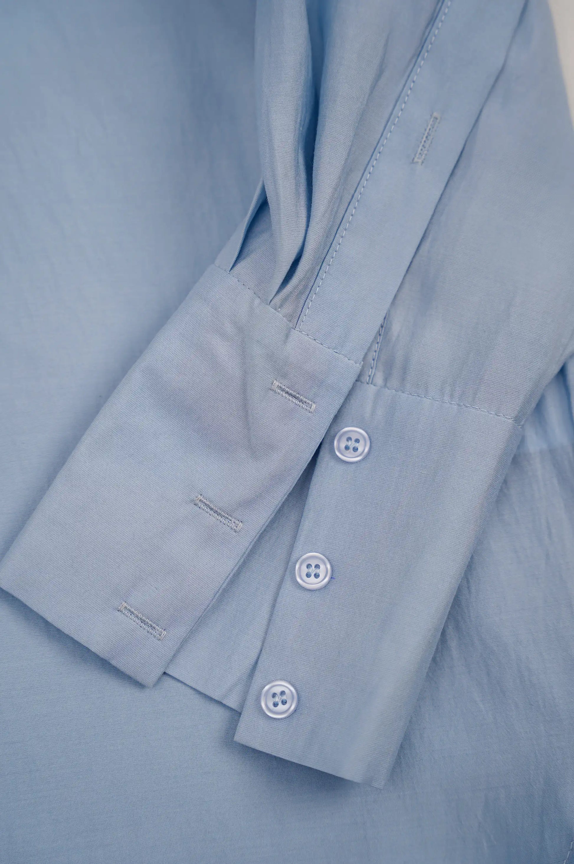 Blue Stone Wash Button Down Shirt
