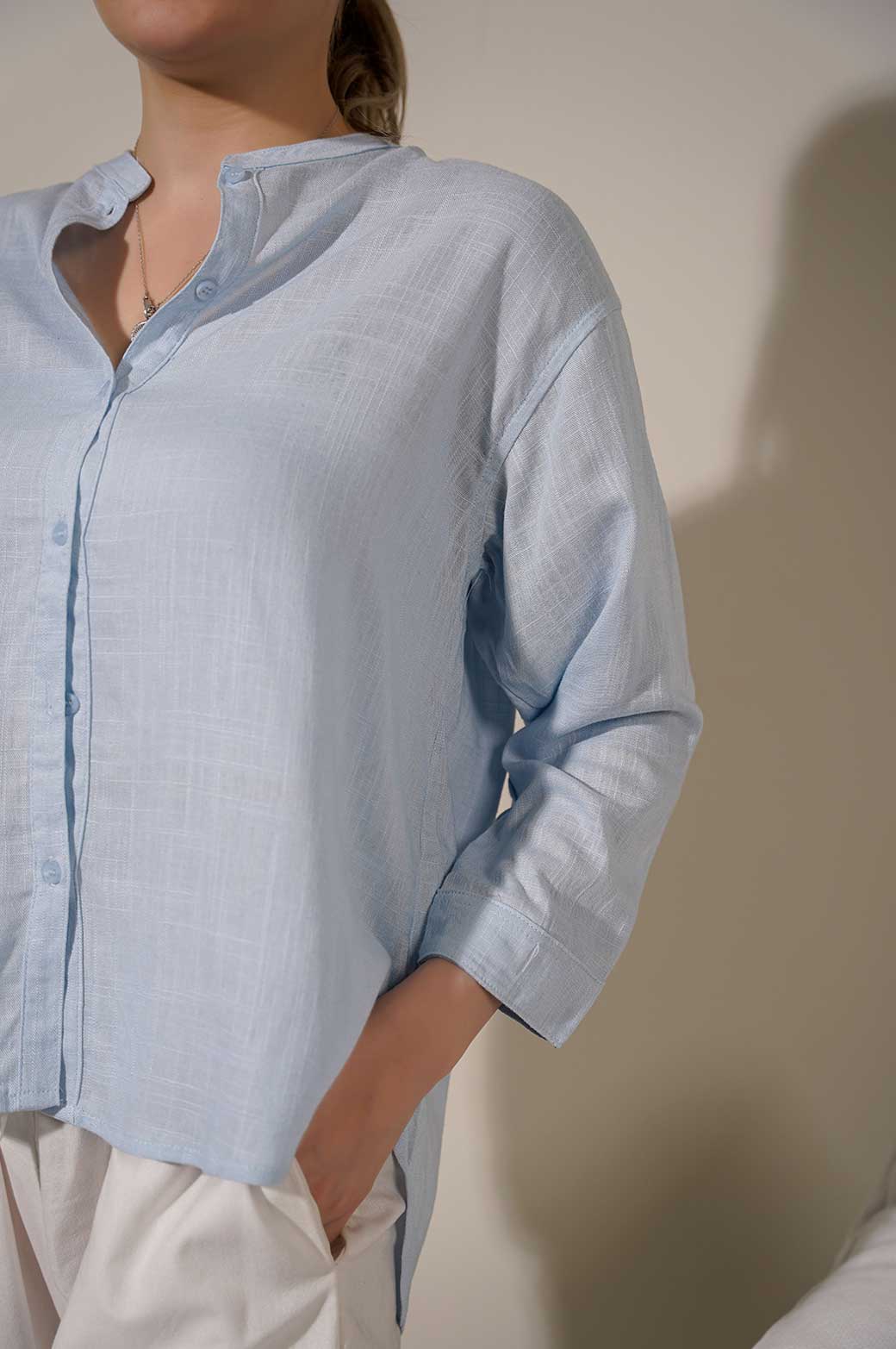 BLUE BAND COLLAR BUTTON DOWN