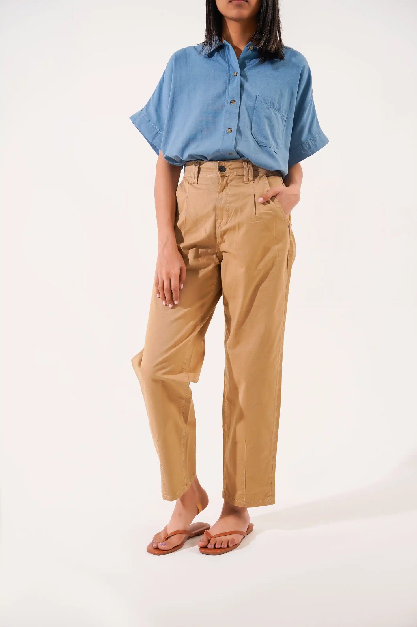 BLUE EVERYDAY SAFARI SHIRT