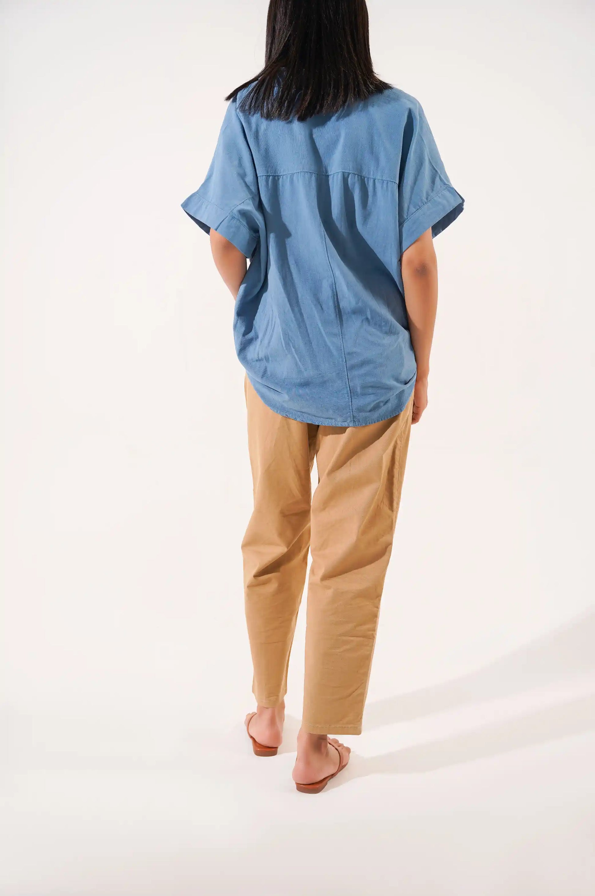 BLUE EVERYDAY SAFARI SHIRT