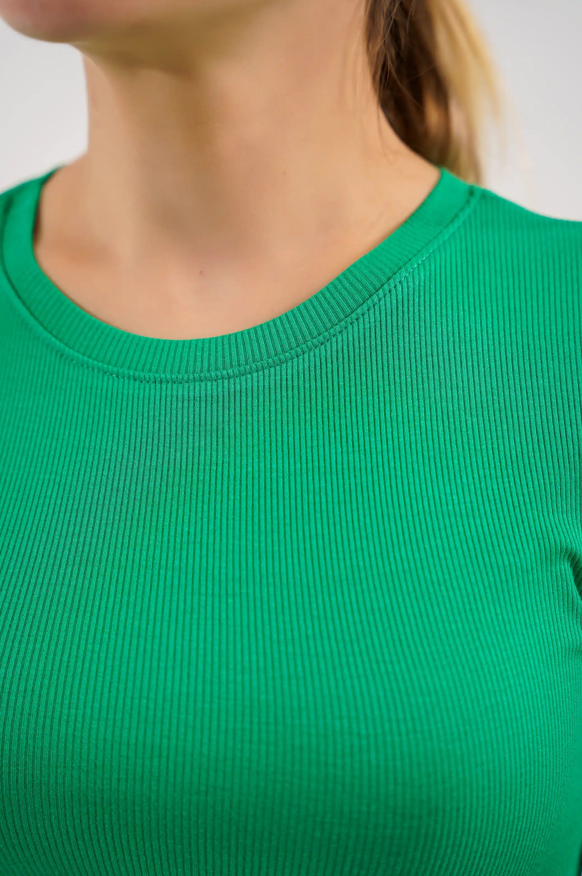 Green Fitted T-Shirt