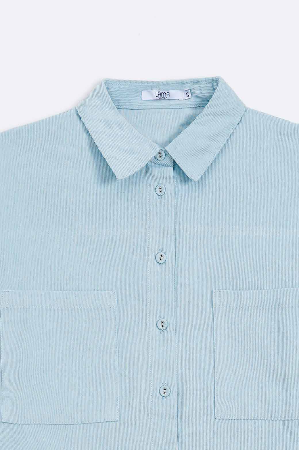 BLUE CORDUROY BUTTON DOWN