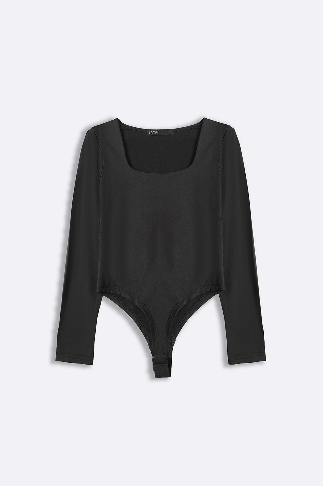 BLACK SQUARE NECK BODYSUIT