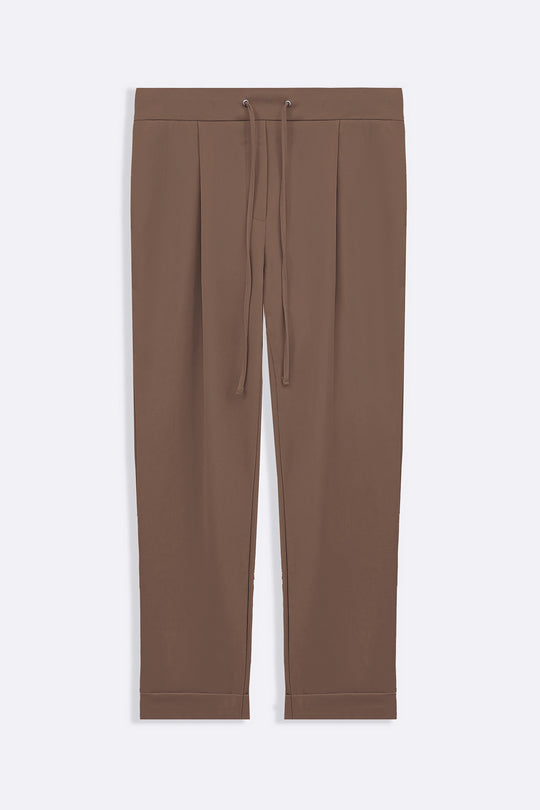 KHAKI ARCHITECT DRAWSTRING PANTS
