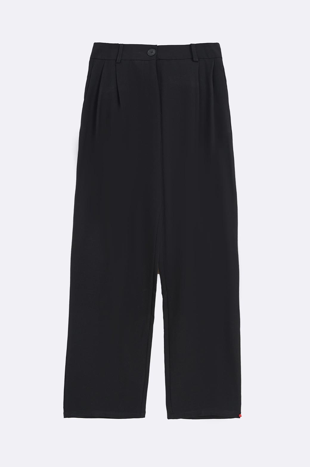 BLACK TAILORED OVERSIZED PANT
