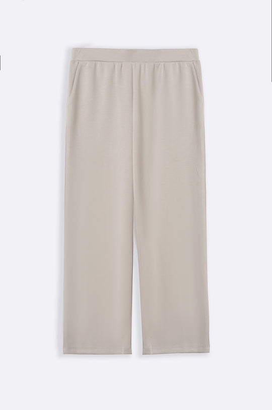 BEIGE ALL-DAY WIDE PANTS