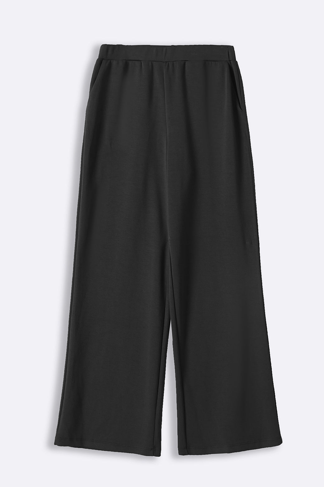 BLACK ALL-DAY WIDE PANTS