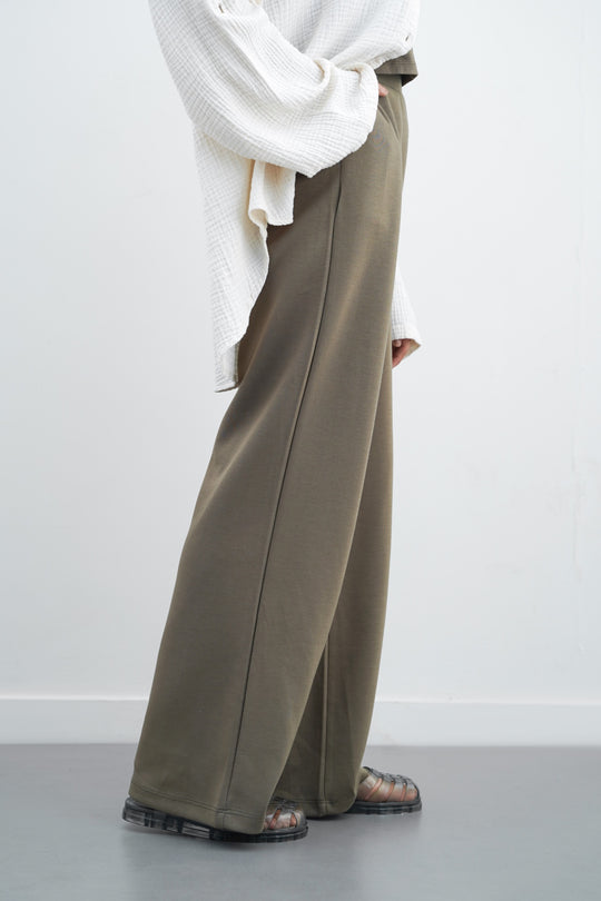 OLIVE ALL-DAY WIDE PANTS