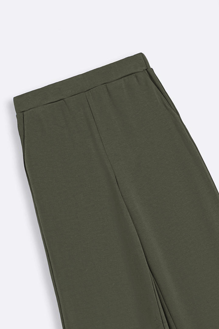 OLIVE ALL-DAY WIDE PANTS