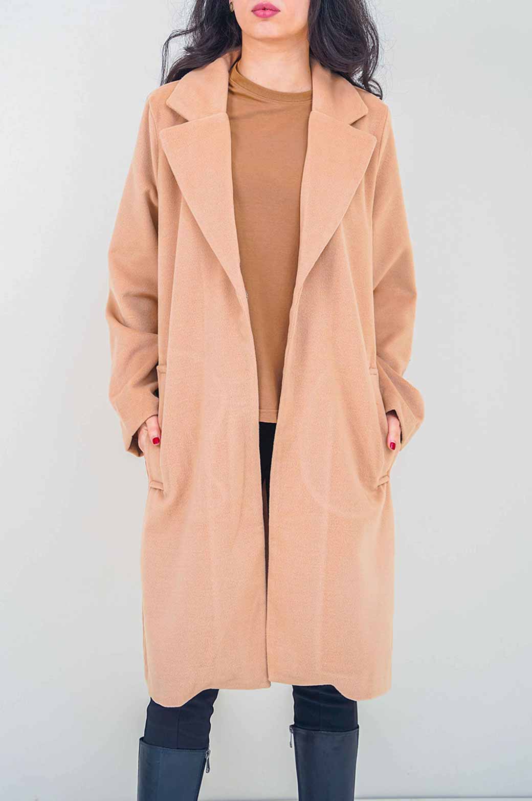 KHAKI BASIC WINTER COAT