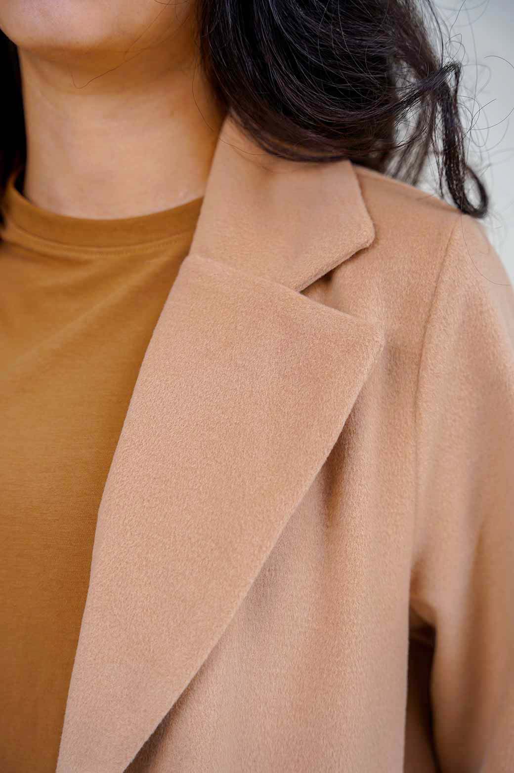 KHAKI BASIC WINTER COAT