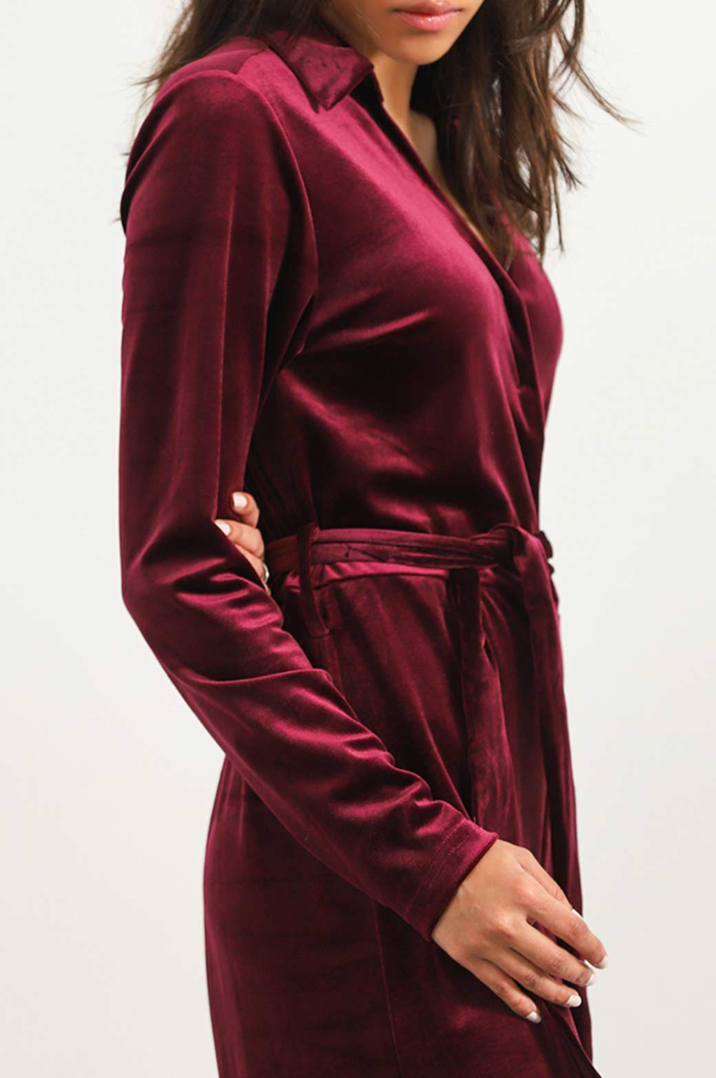 MAROON AVIATOR JUMPSUIT