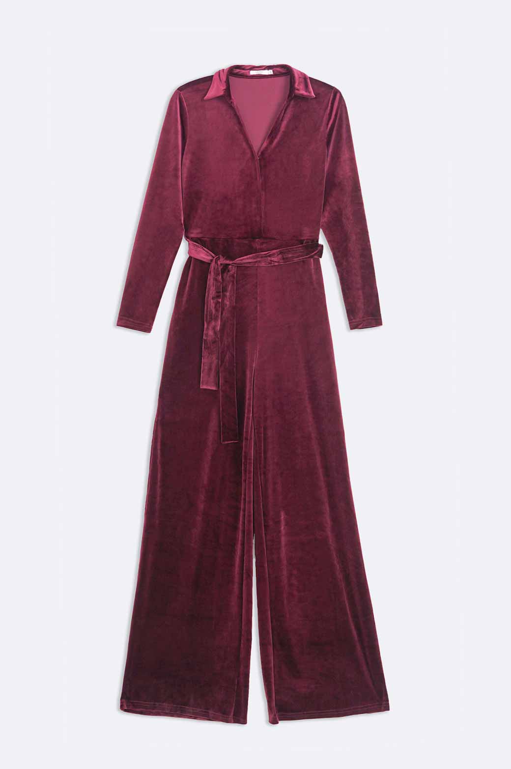 MAROON AVIATOR JUMPSUIT