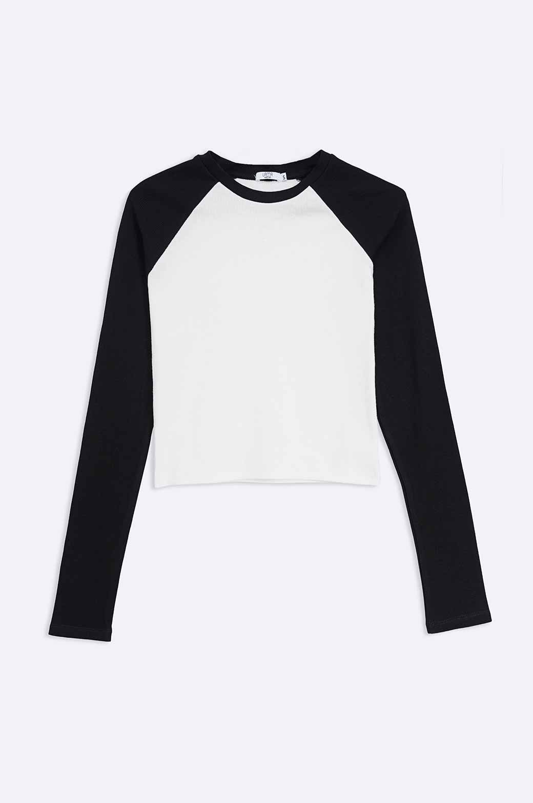 BLACK BASEBALL T-SHIRT
