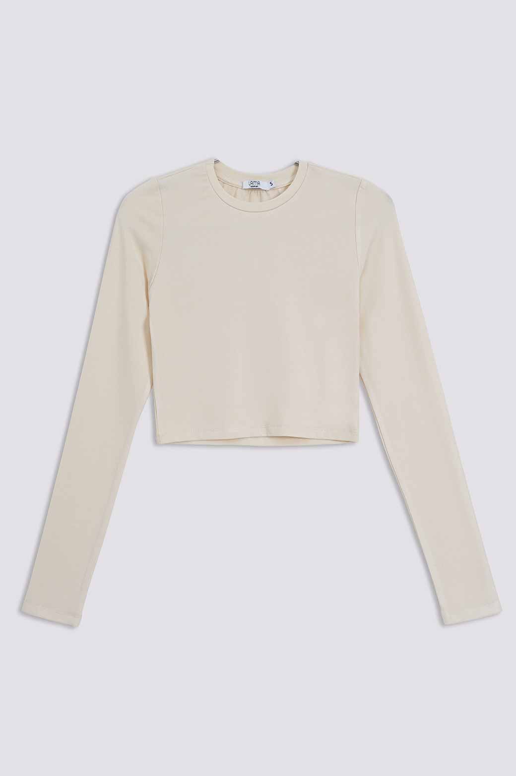 OFF WHITE EVERYDAY CROPPED T-SHIRT