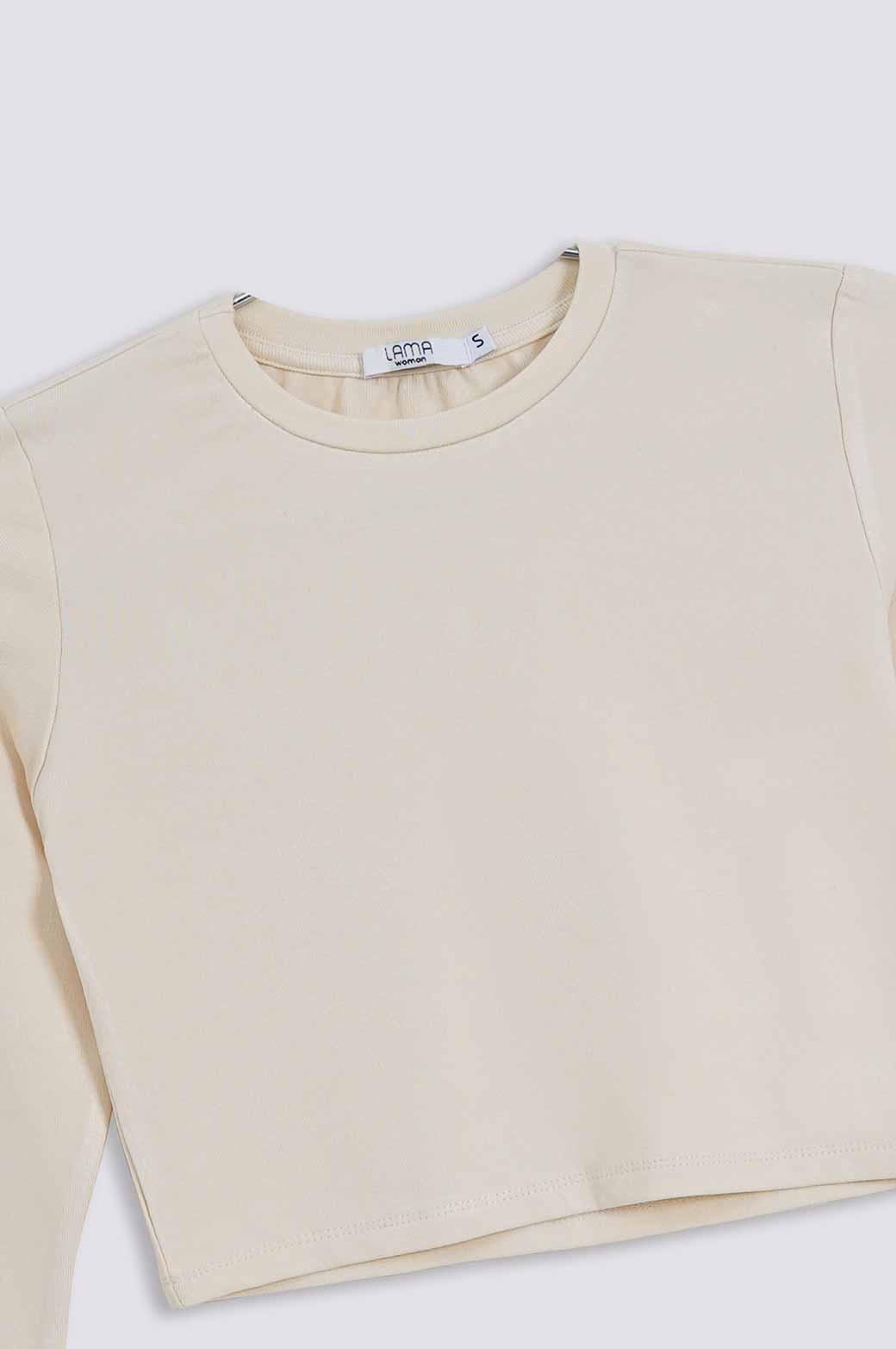OFF WHITE EVERYDAY CROPPED T-SHIRT