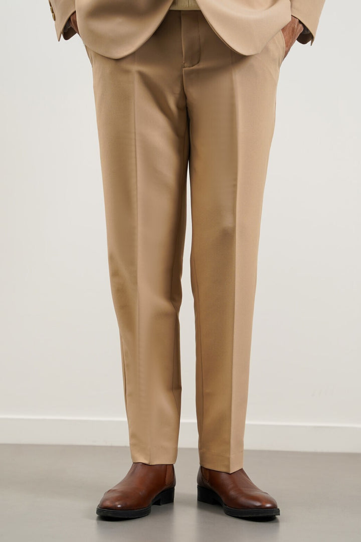 BEIGE CLASSIC SUIT TROUSER