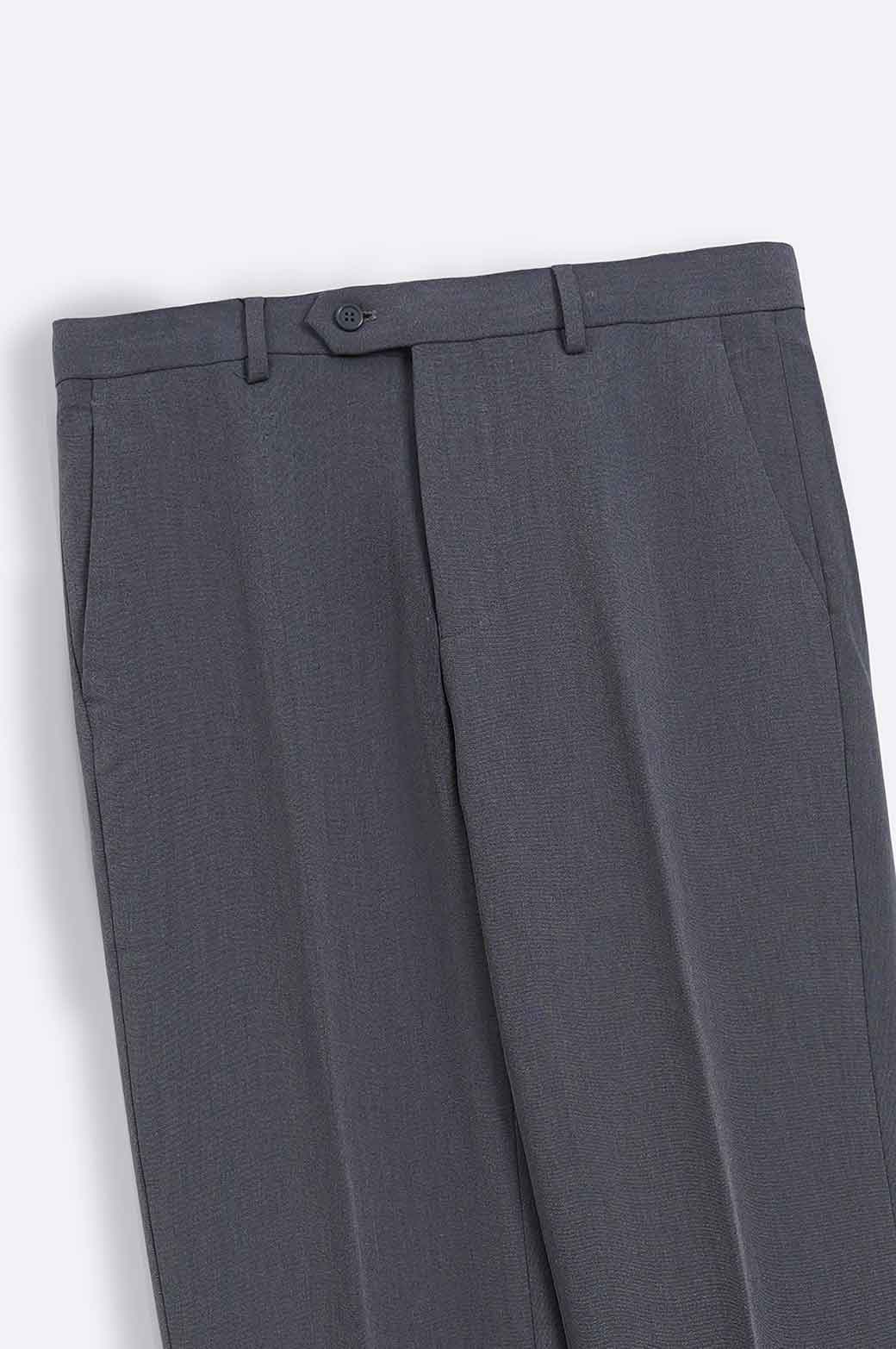 GREY CLASSIC SUIT TROUSERS